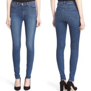 new L'AGENCE Marguerite High Rise Skinny Jean New Vintage Wash
